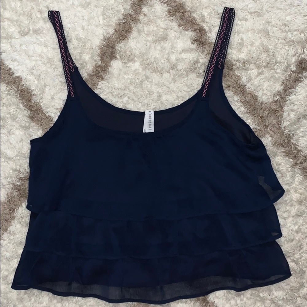 NWOT Aeropostale Medium Navy Tank
